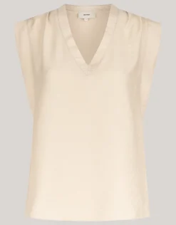 V-hals Top Zand