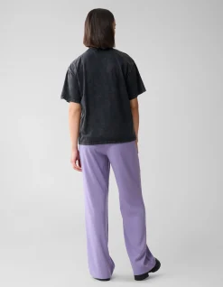 Washed Artwork T-shirt Donkergrijs