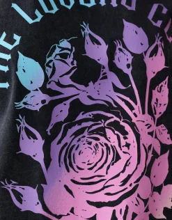 Washed Artwork T-shirt Donkergrijs