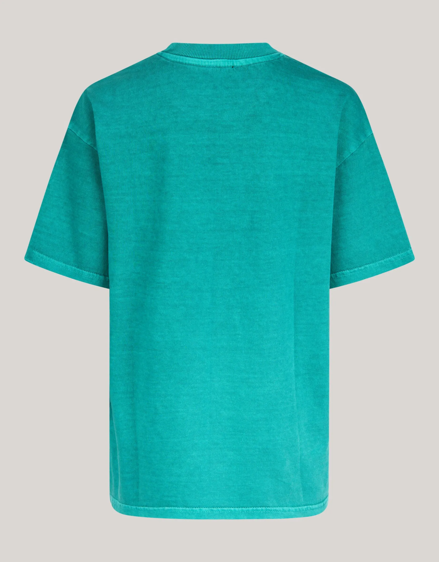 Washed Artwork T-shirt Groen