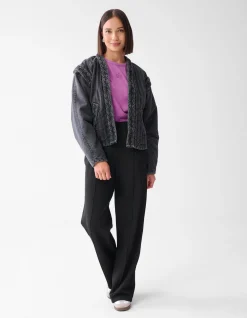 Washed Braided Jack Dokergrijs