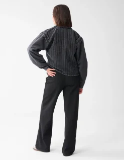 Washed Braided Jack Dokergrijs