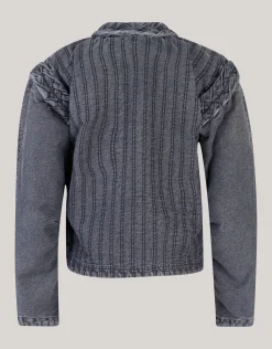 Washed Braided Jack Dokergrijs