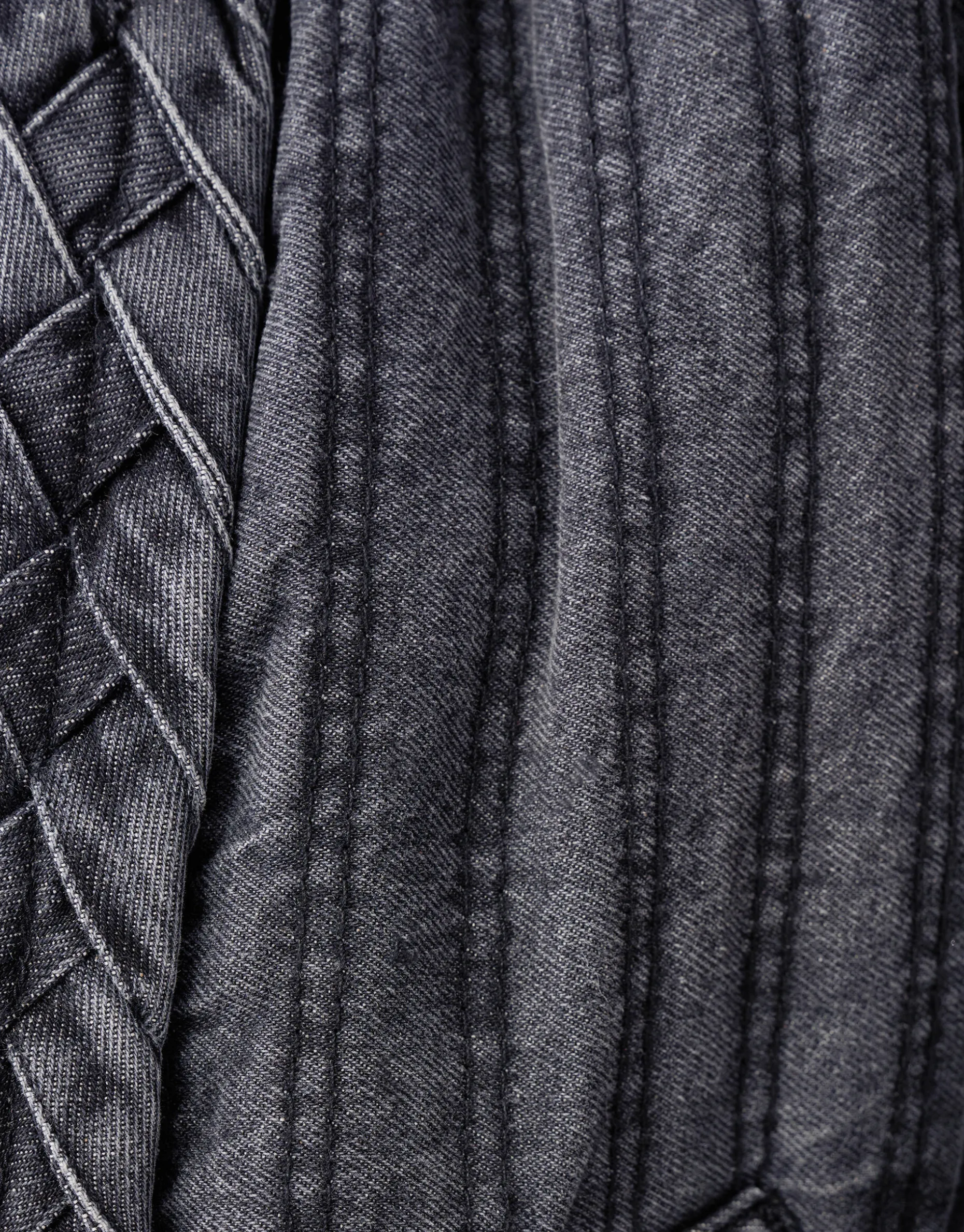 Washed Braided Jack Dokergrijs