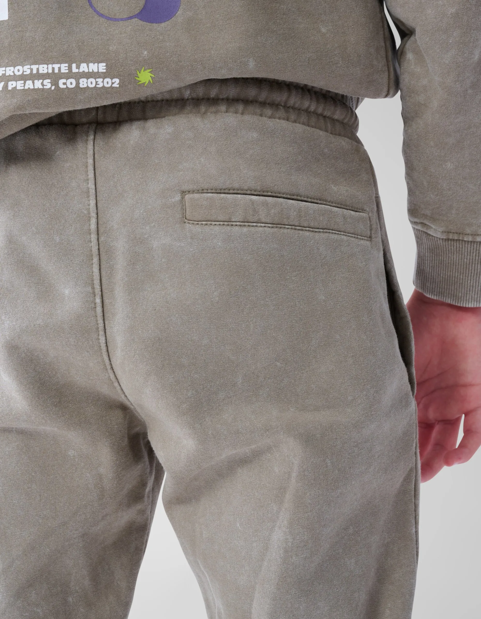 Washed Broek Taupe