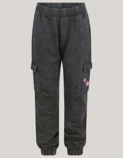 Washed Cargo Broek Grijs