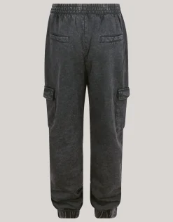 Washed Cargo Broek Grijs