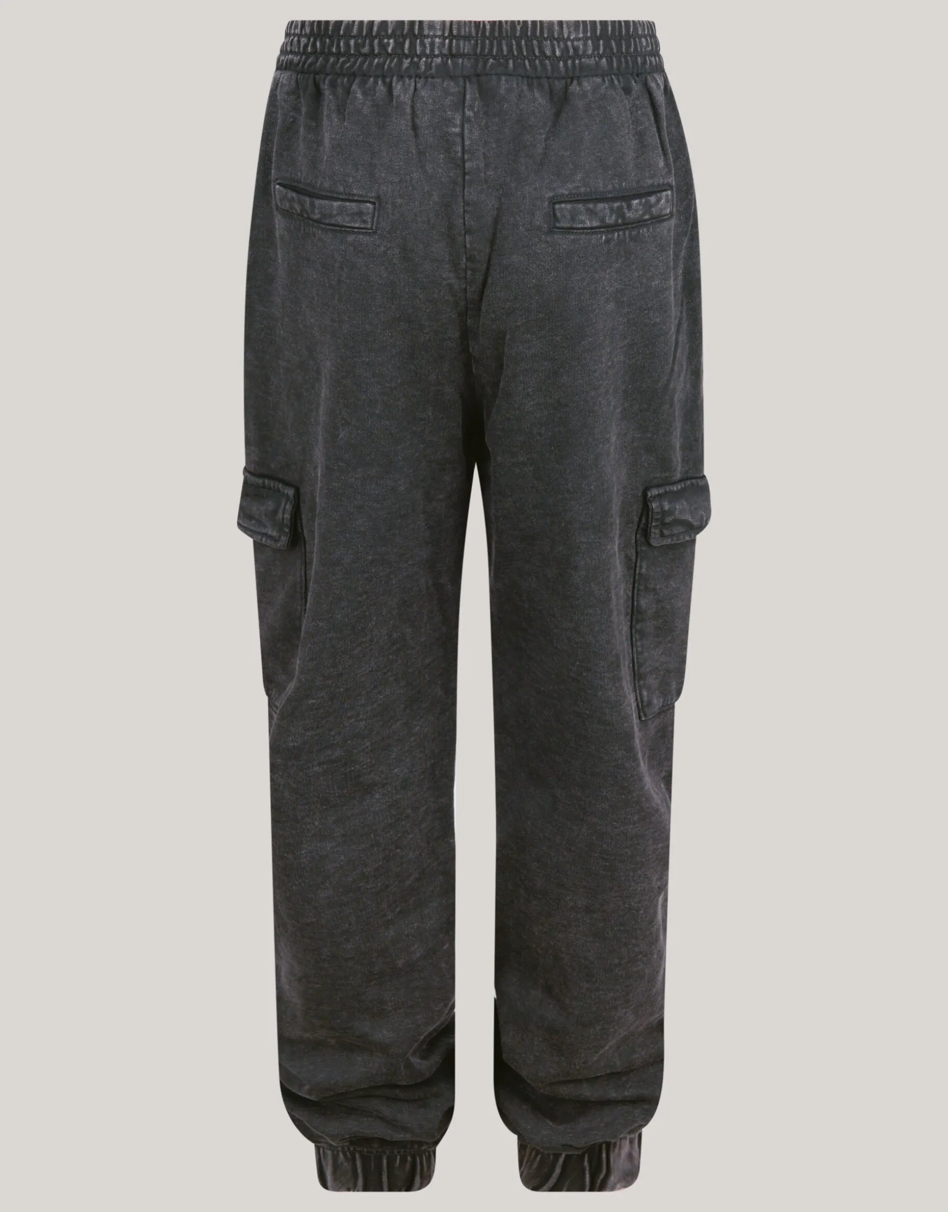 Washed Cargo Broek Grijs