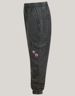 Washed Cargo Broek Grijs