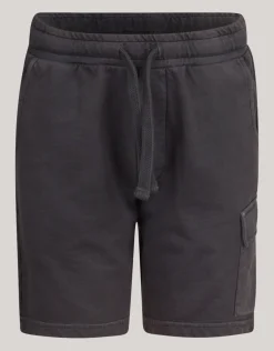 Washed Short Donkergrijs