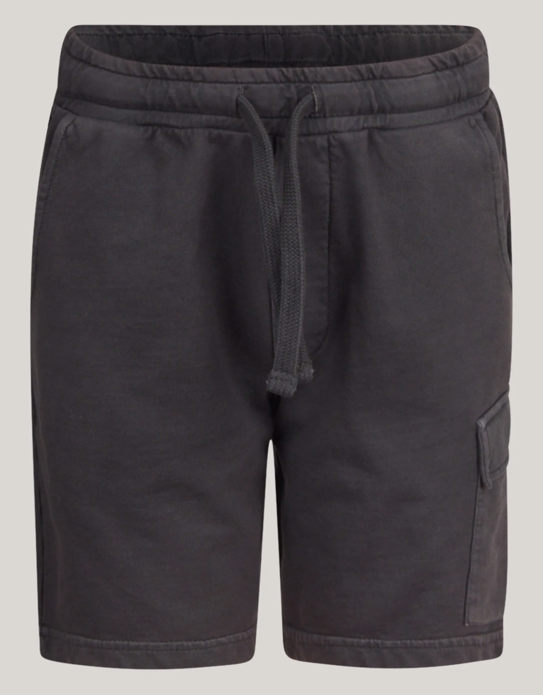 Washed Short Donkergrijs