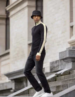 Washed Tapered Fit Jeans Zwart L32