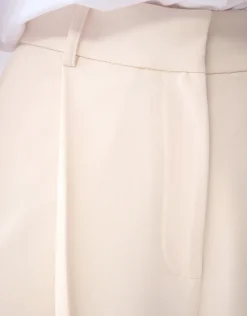 Wide Leg Broek Gebroken Wit By Lonneke