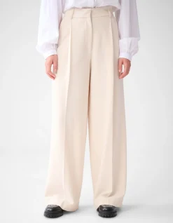 Wide Leg Broek Gebroken Wit By Lonneke