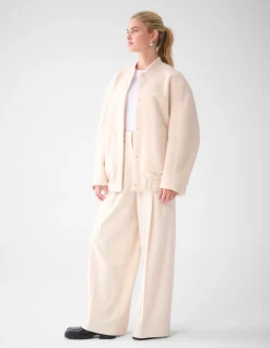 Wide Leg Broek Gebroken Wit By Lonneke