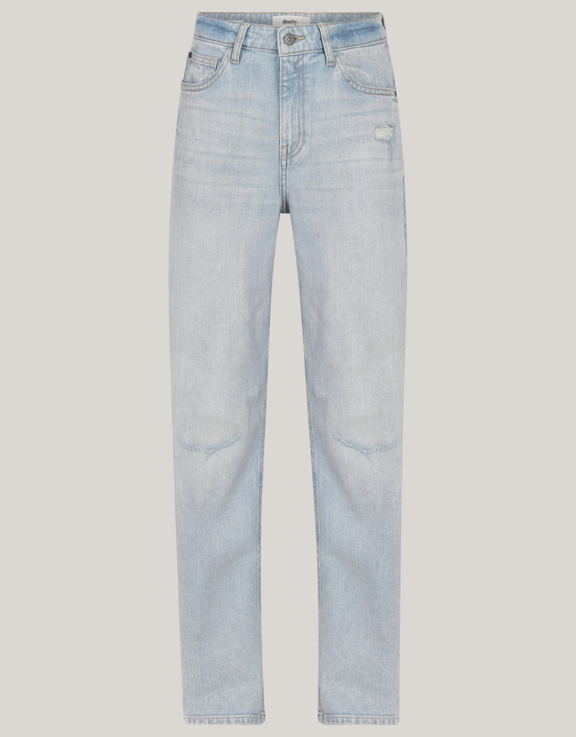 Wide Leg Fit Jeans Bleached By Fred