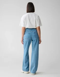 Wide Leg Fit Jeans Mediumstone