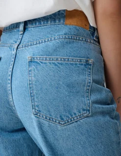 Wide Leg Fit Jeans Mediumstone