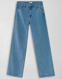 Wide Leg Fit Jeans Mediumstone