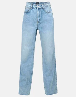 Wide Leg Jeans Bleached