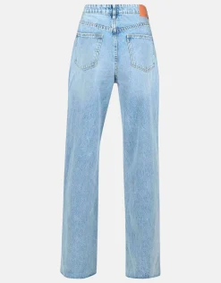 Wide Leg Jeans Bleached