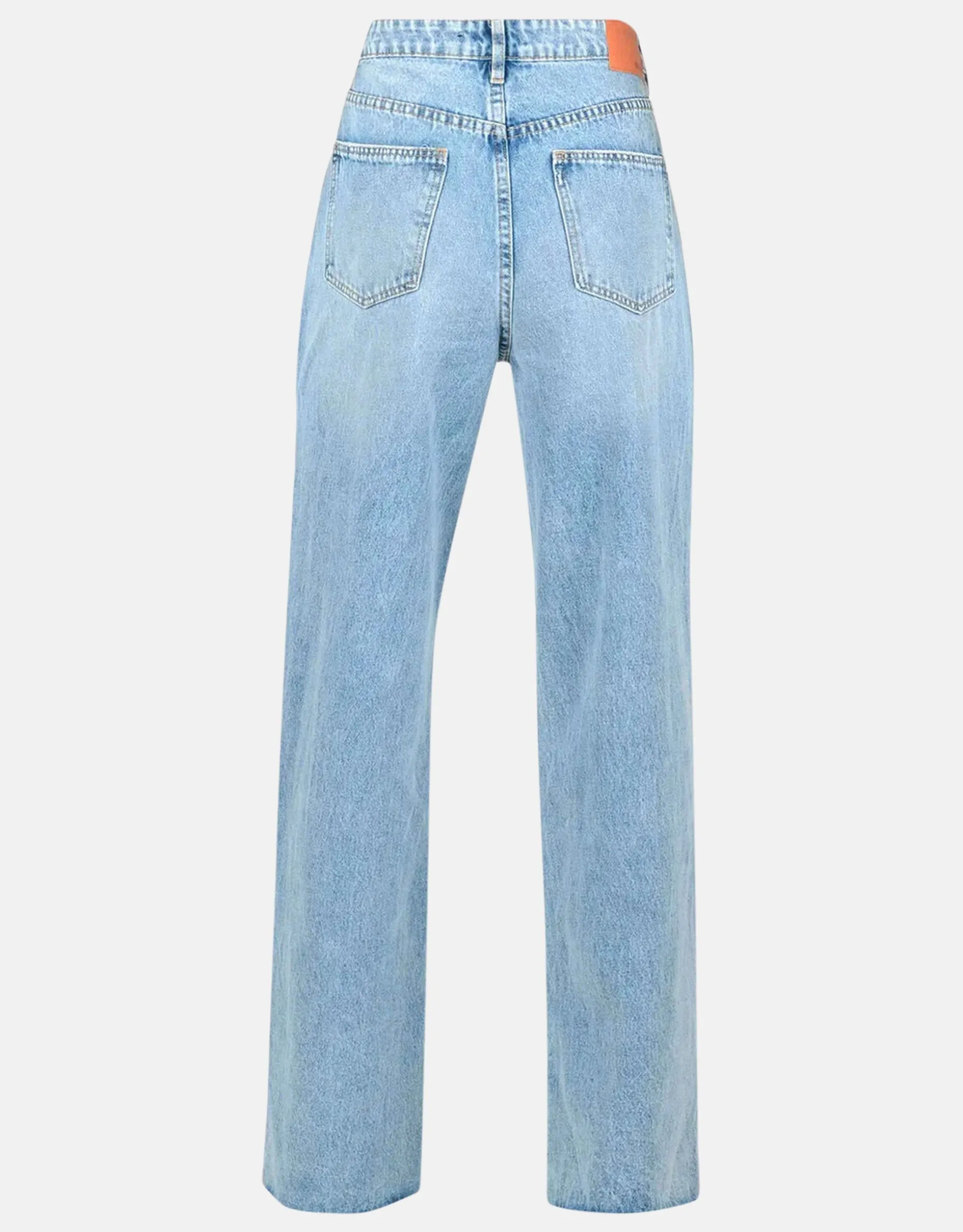 Wide Leg Jeans Bleached