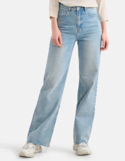 Wide Leg Jeans Bleached