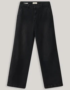 Wide Leg Jeans Zwart