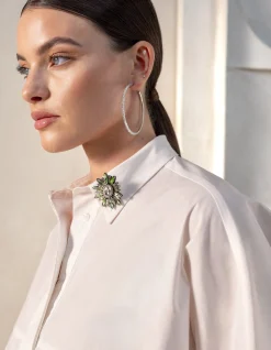 Wijde Blouse Wit By Mieke