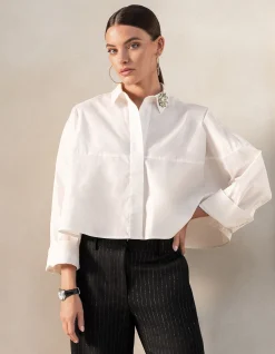 Wijde Blouse Wit By Mieke