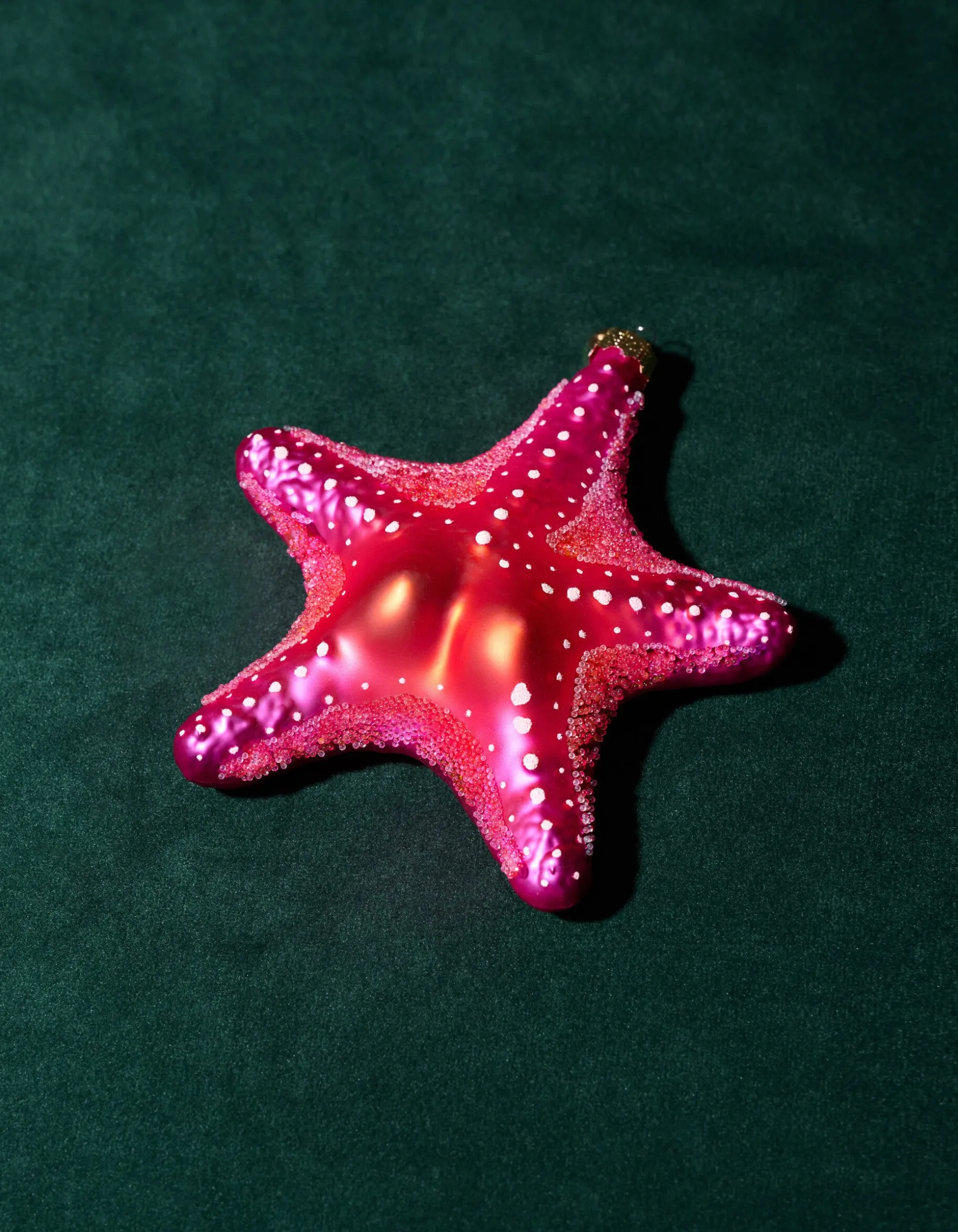 Zeester Kerstbal Roze By Fred