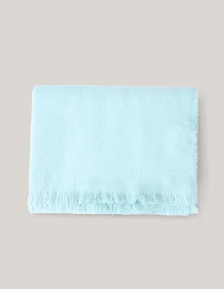 Zigzag Lurex Sjaal Lichtgroen