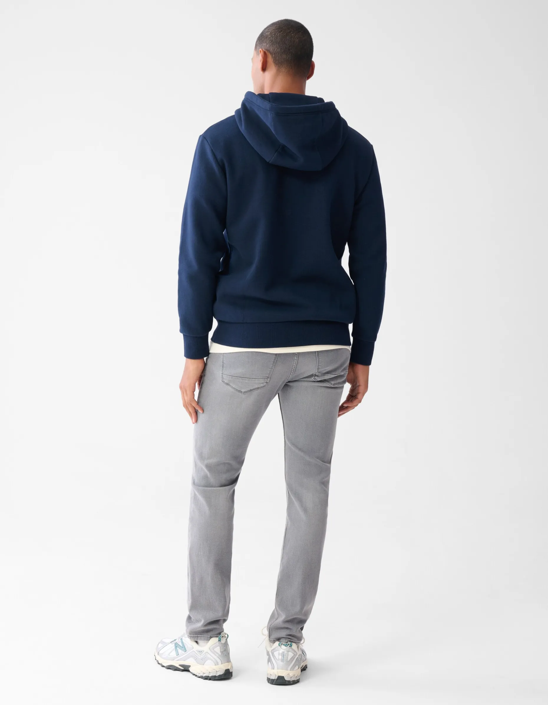 Zipper Hoodie Donkerblauw