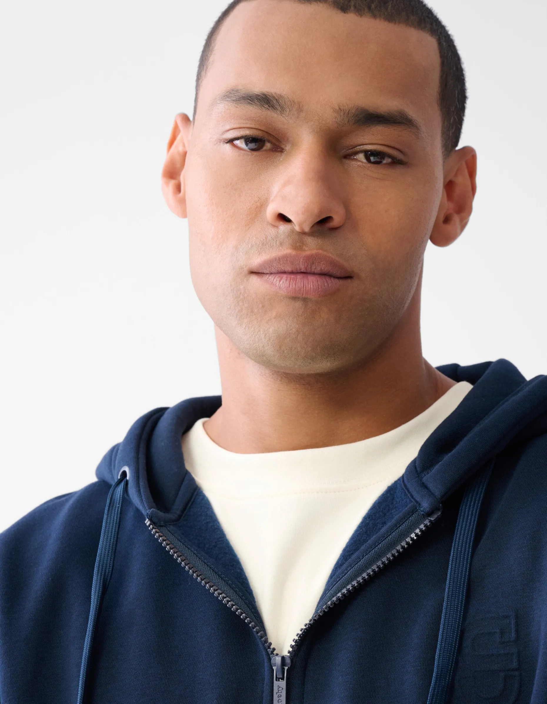 Zipper Hoodie Donkerblauw