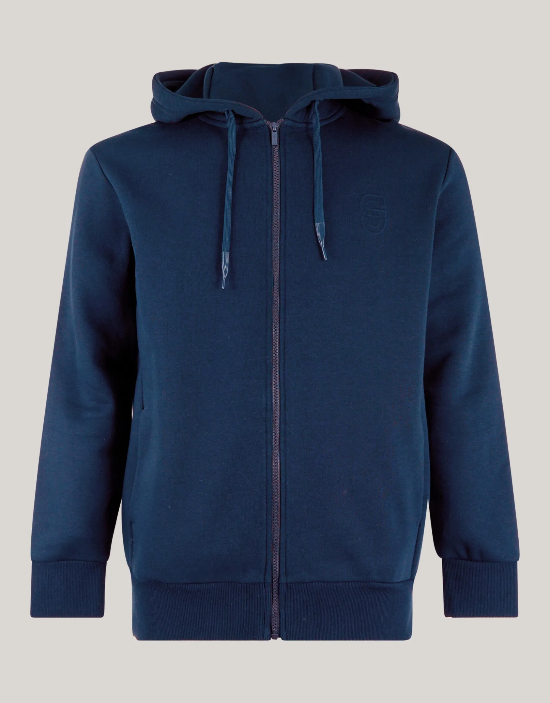 Zipper Hoodie Donkerblauw