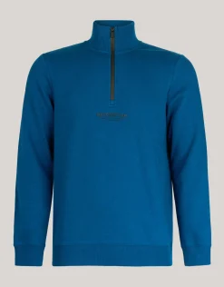 Zipper Sweater Donkerblauw