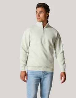 Zipper Sweater Lichtgrijs