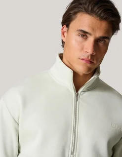 Zipper Sweater Lichtgrijs