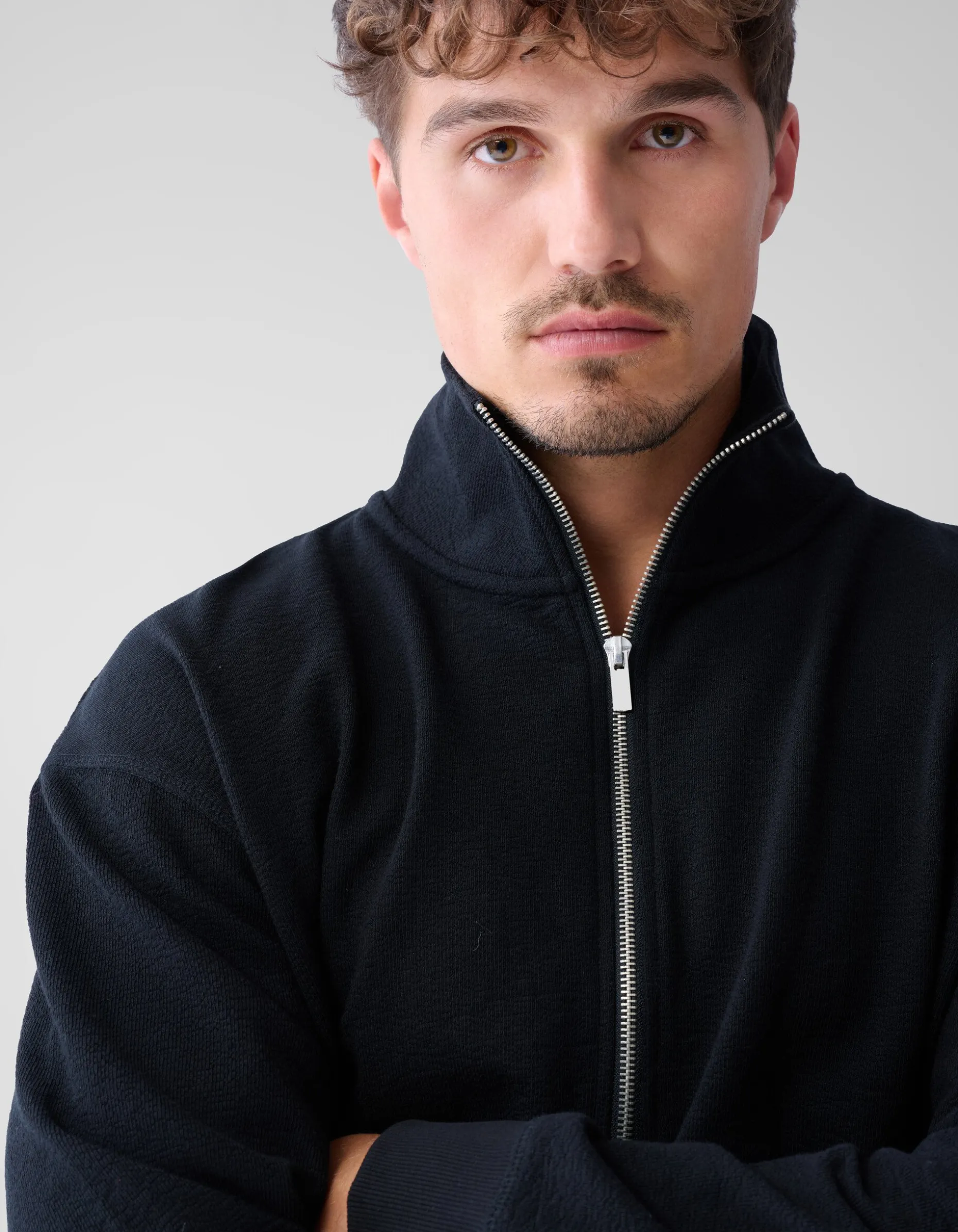 Zipper Sweater Zwart