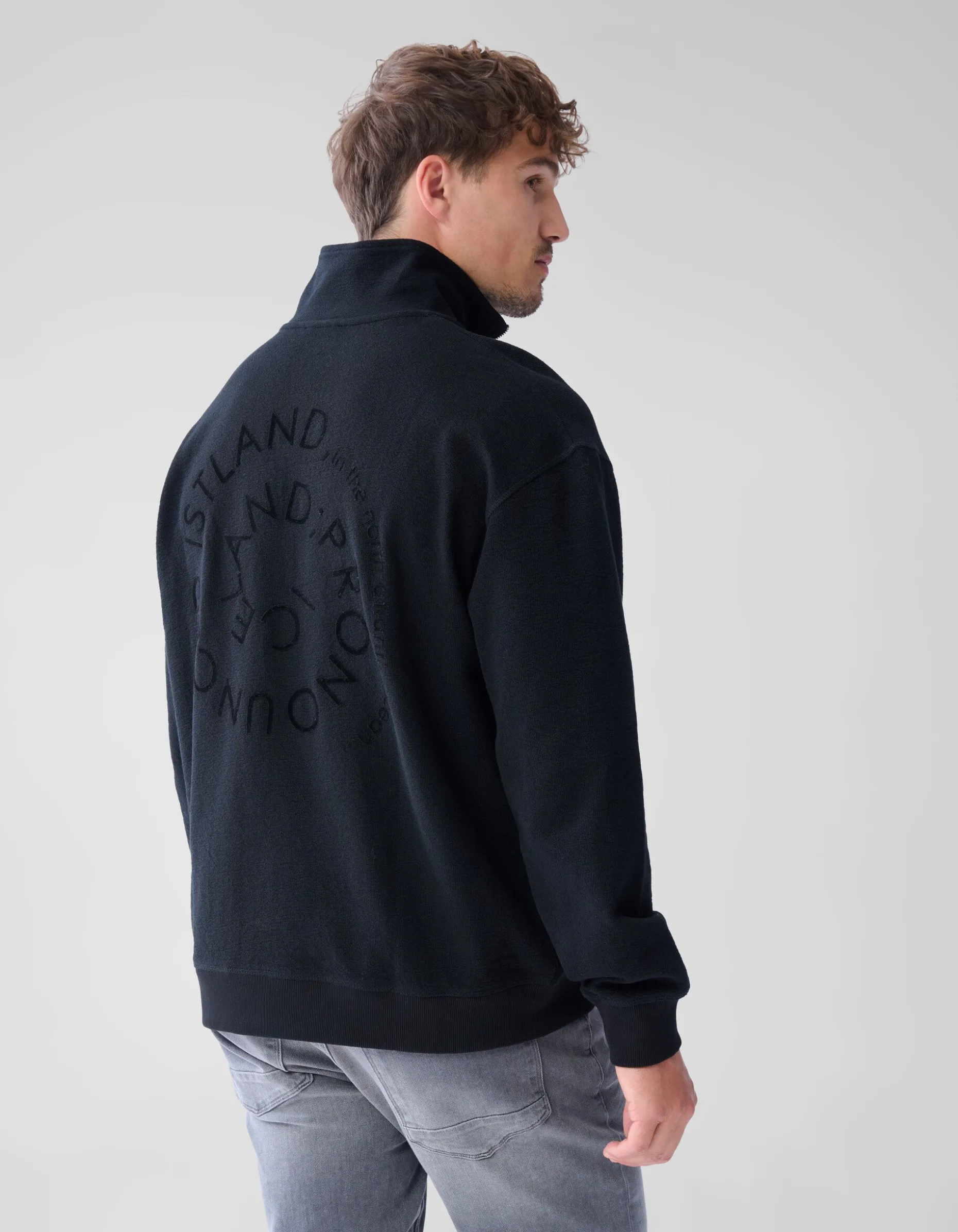 Zipper Sweater Zwart