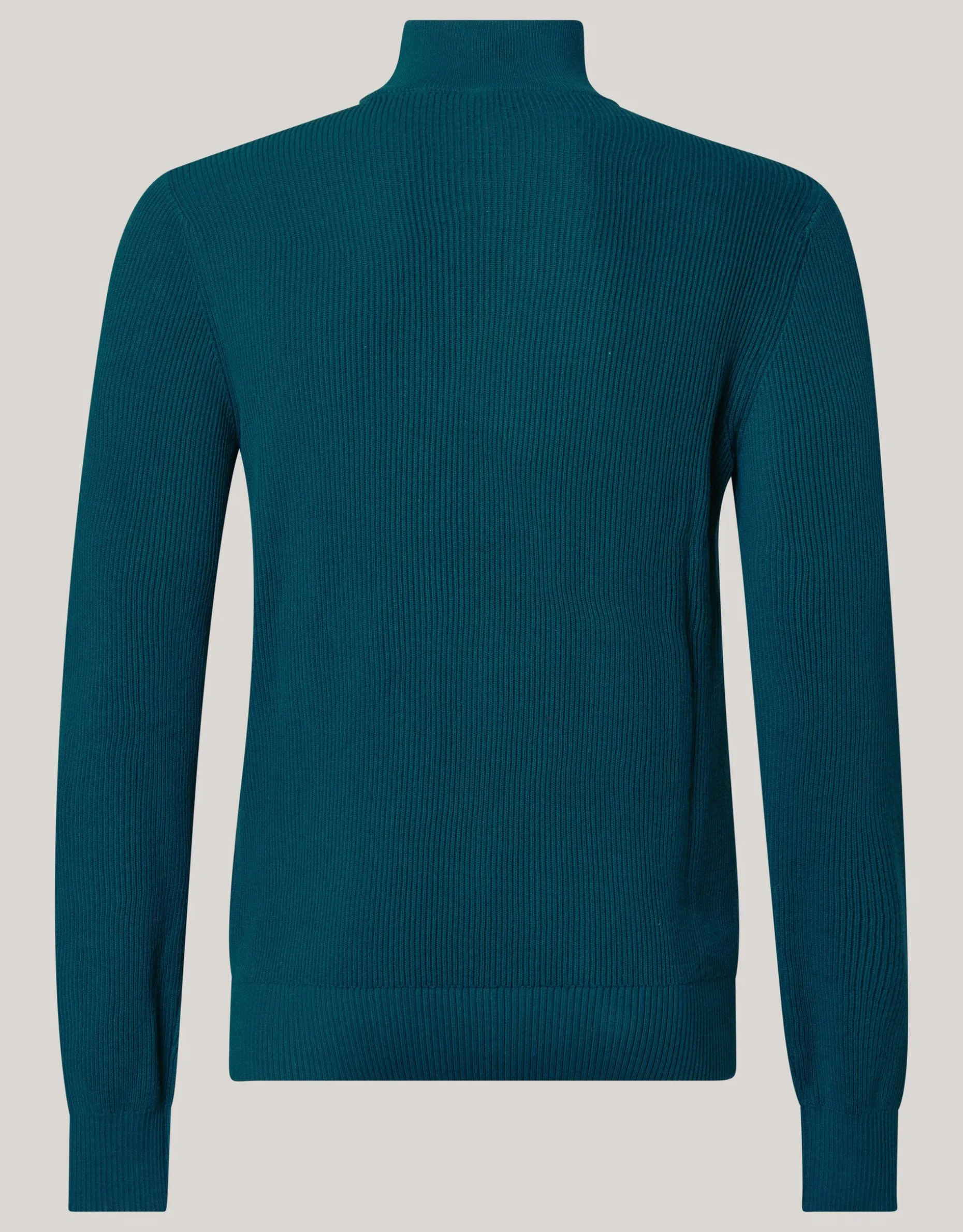 Zipper Trui Donkergroen