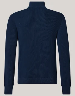 Zipper Trui Navy
