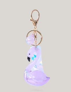 Zwaan Sleutelhanger Paars